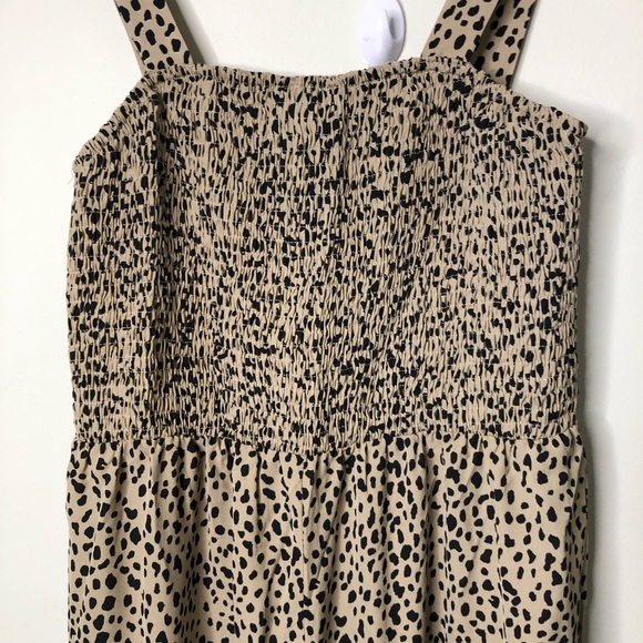 Shein Wide Leg Cami Jumpsuit Romper Dalmation Dots Sz M - Picture 5 of 11